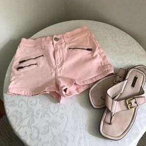 Abercrombie & Fitch Pink Denim Jean Shorts Size 26